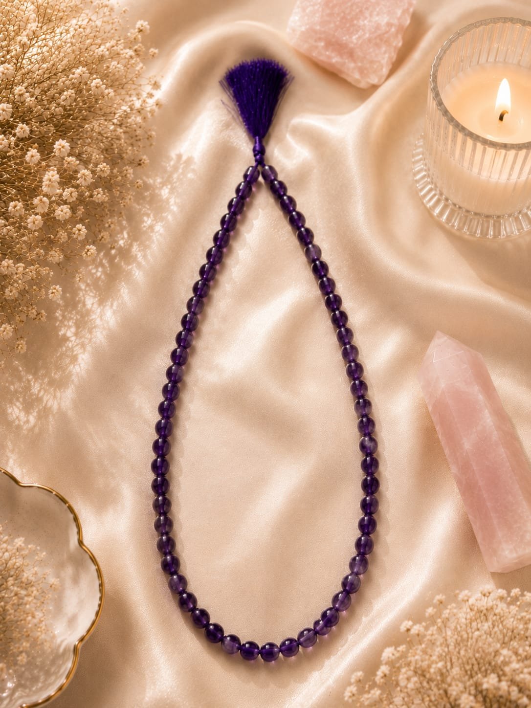 amethyst mala