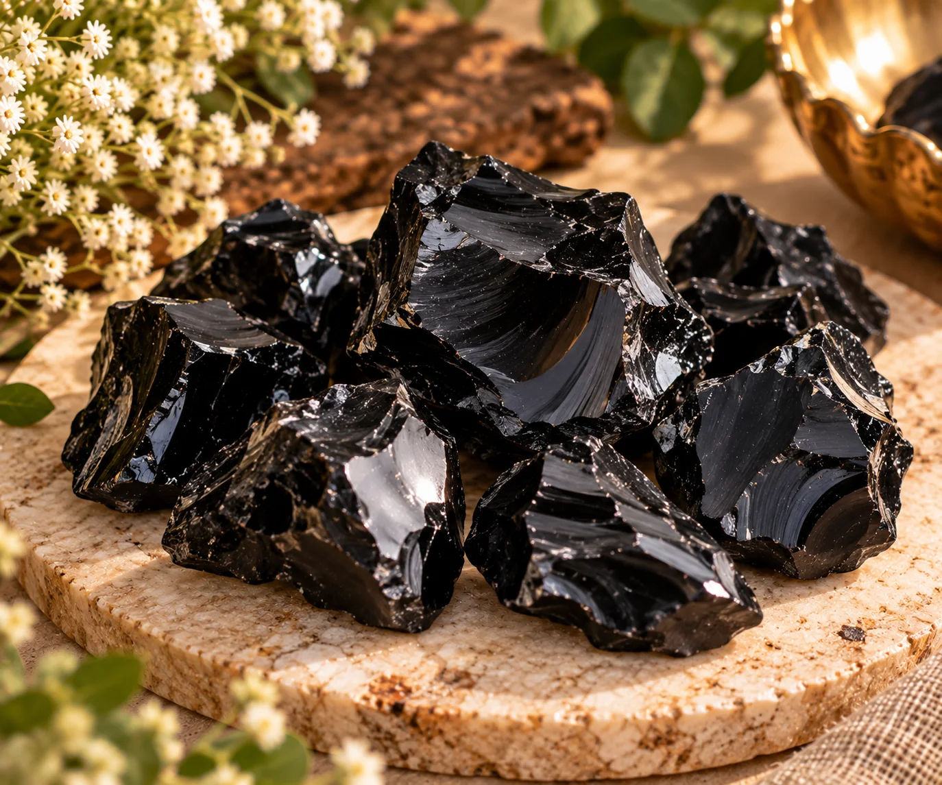 Black Obsidian Raw Stone