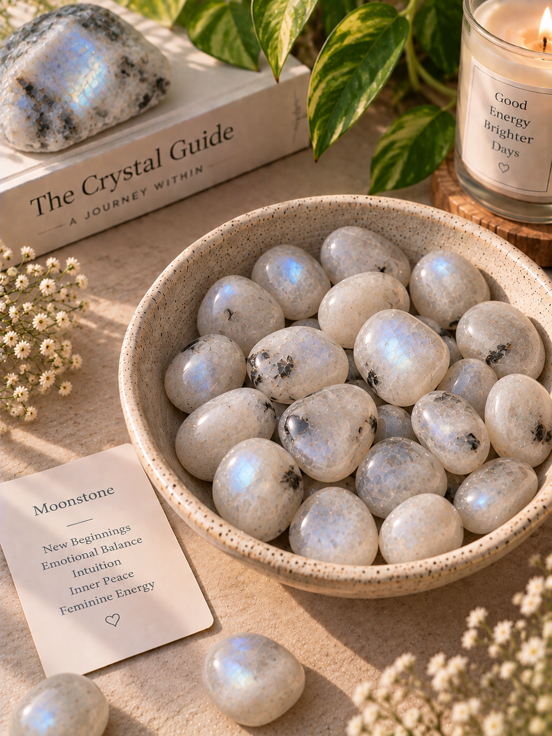 Moonstone tumble