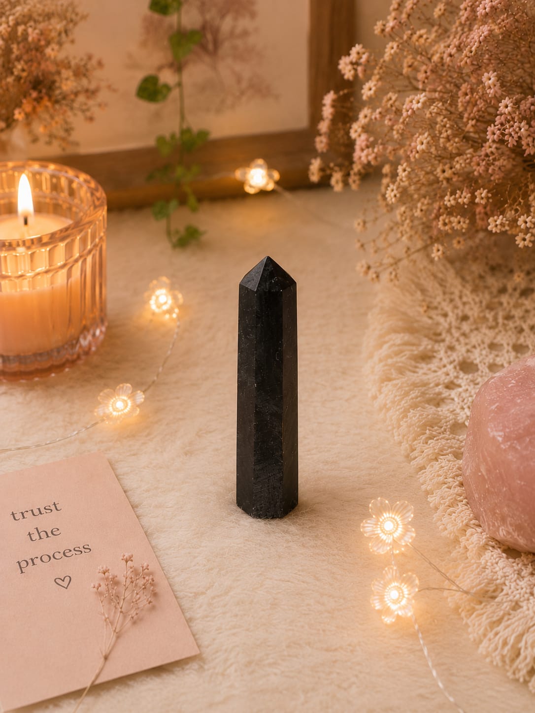 black obsidian pencil (1 to 2 inch approx)