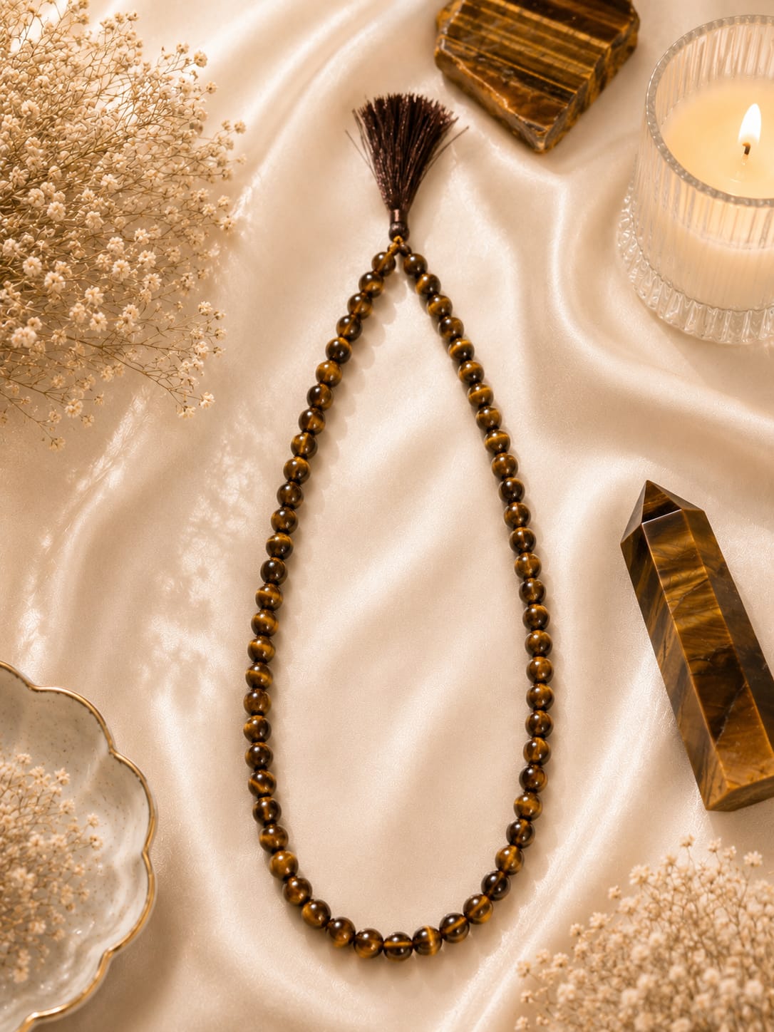 tiger eye mala