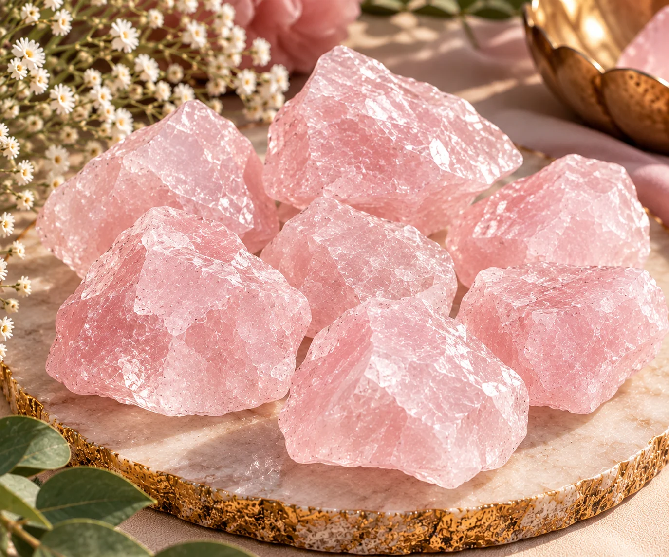Rose Quartz Raw Stone