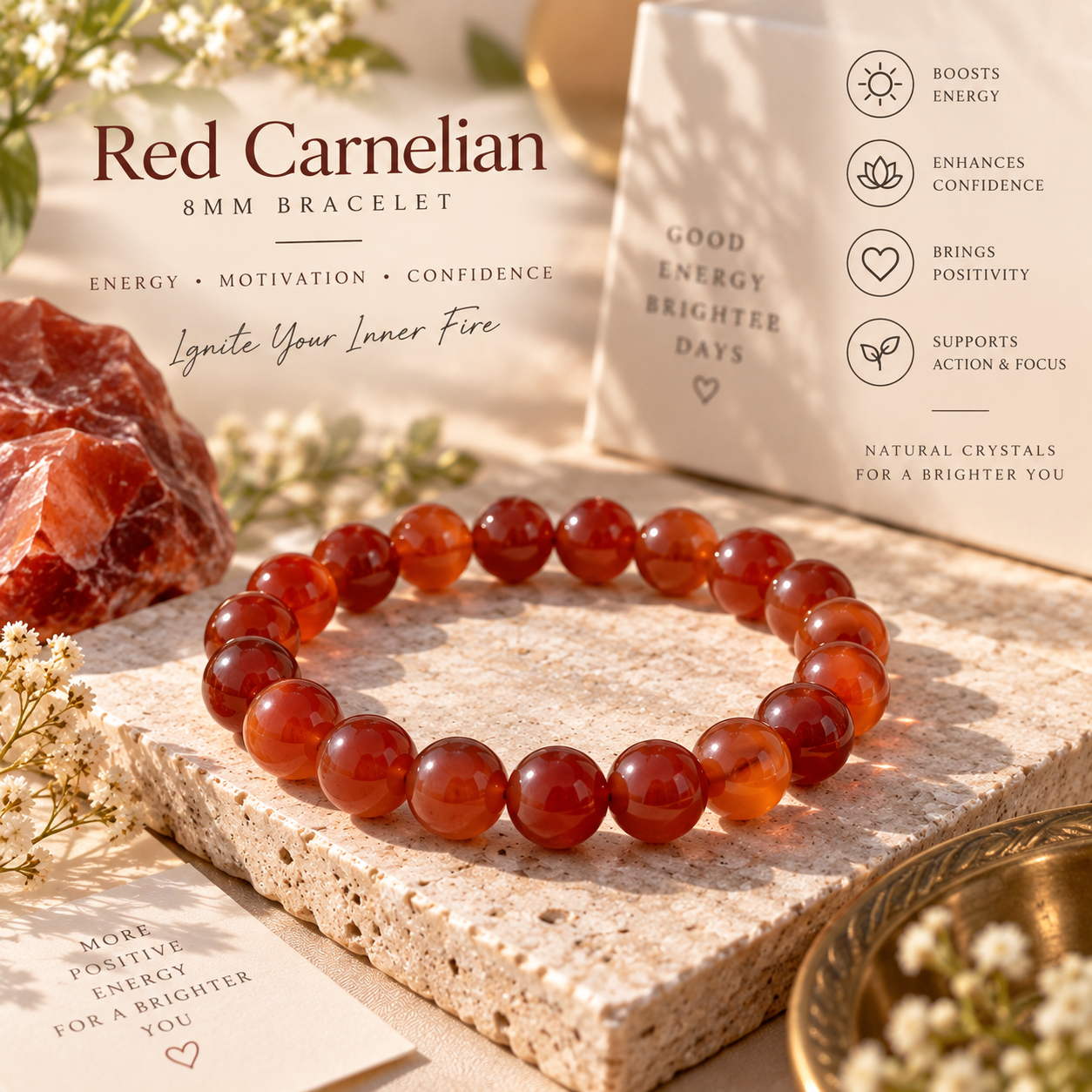 Red Carnelian Bracelet